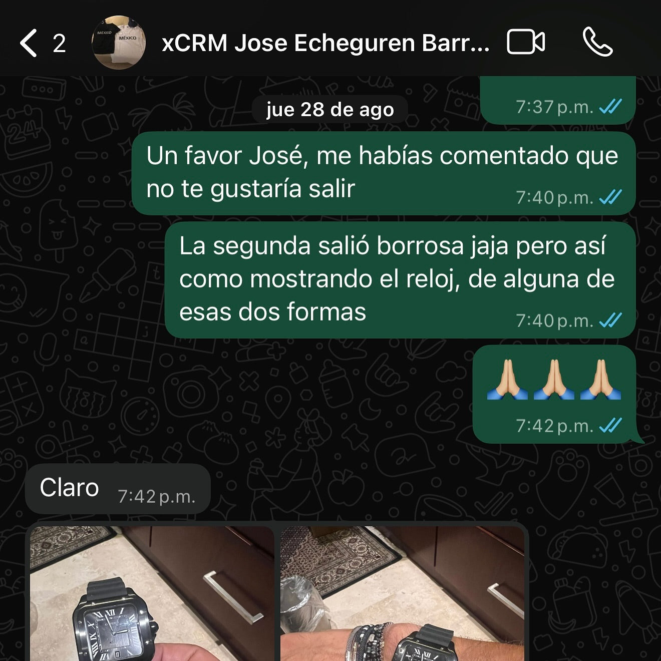 José Echeguren | Cartier Santos