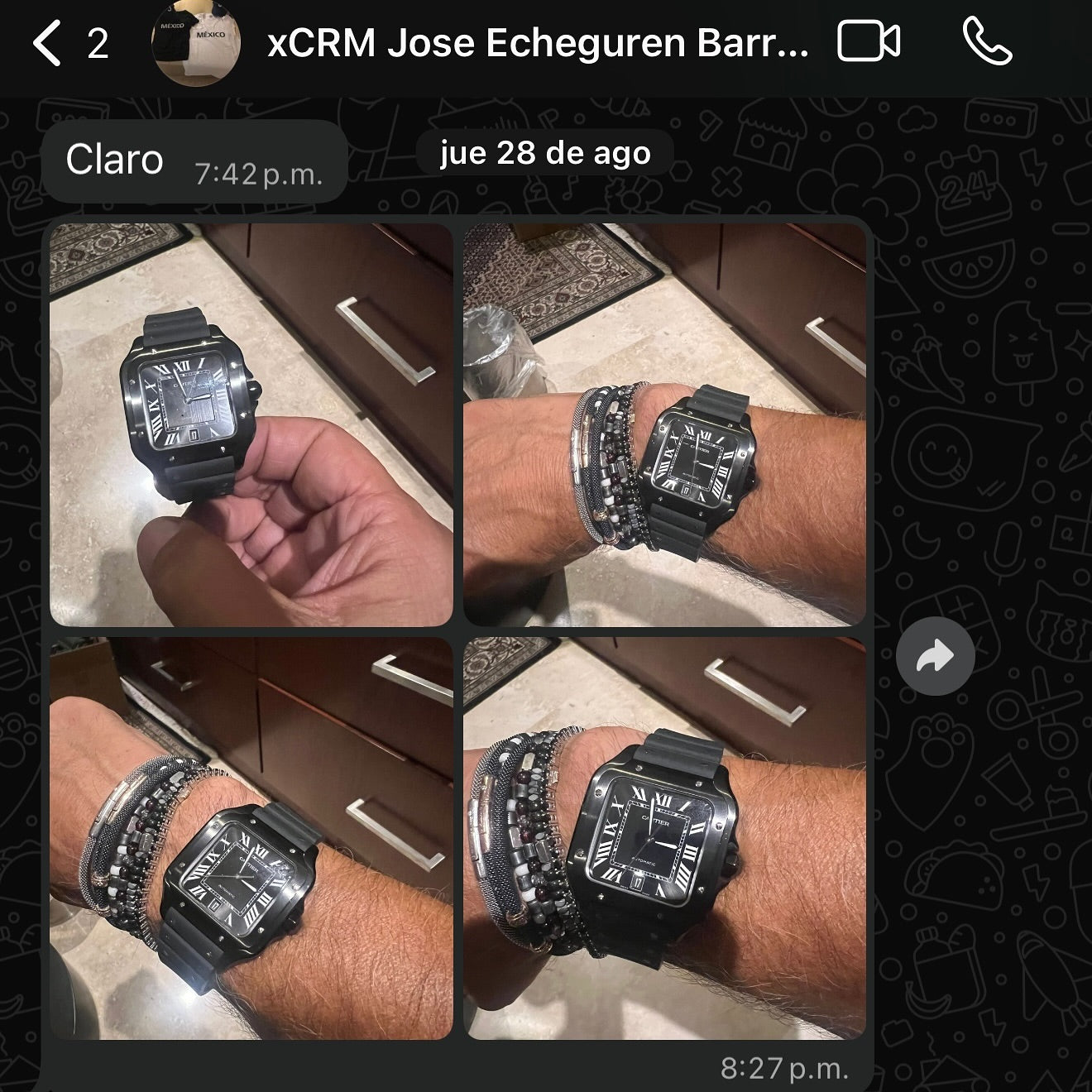 José Echeguren | Cartier Santos