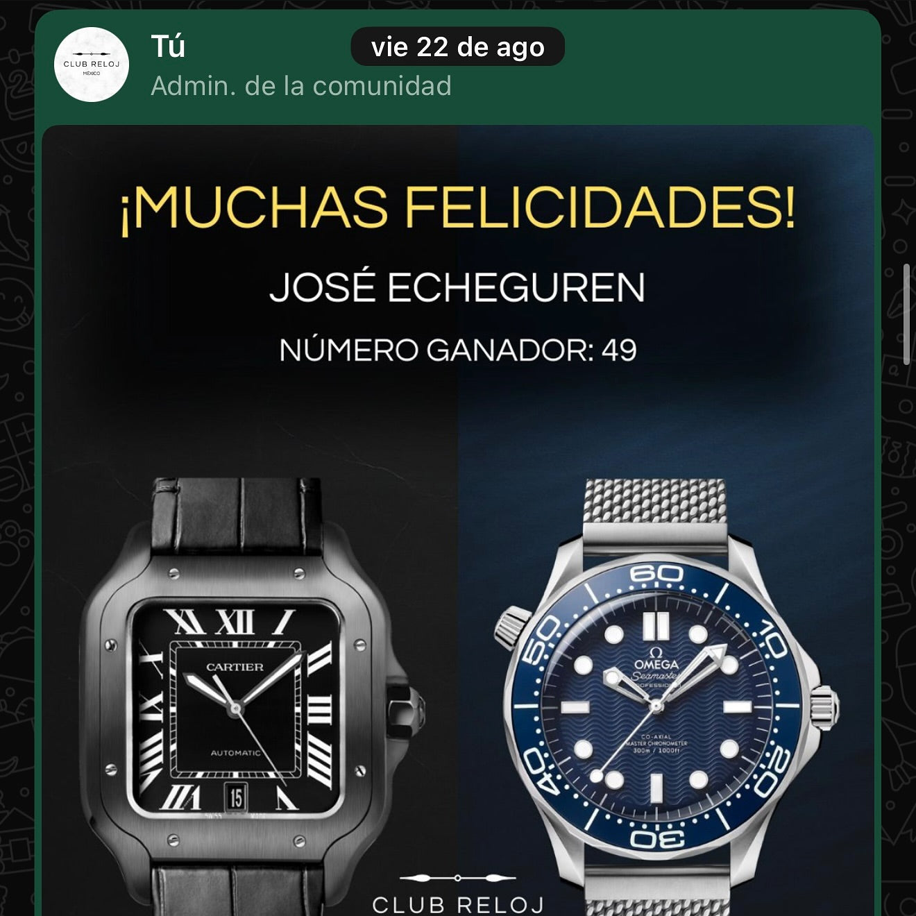José Echeguren | Cartier Santos
