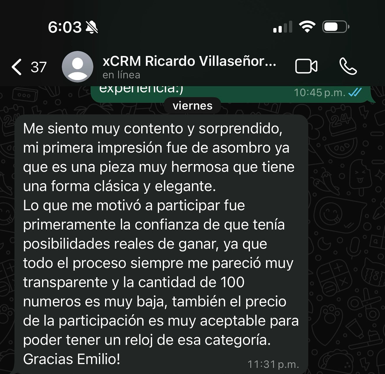 Ricardo Villaseñor | Cartier Santos