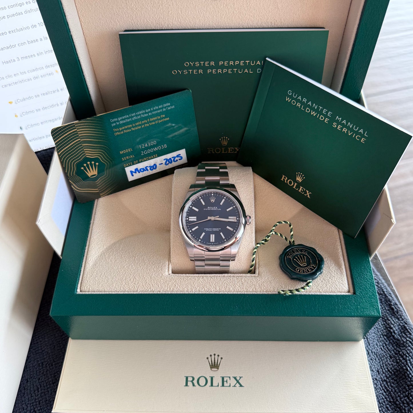 Rolex Oyster Perpetual | 15ª Edición