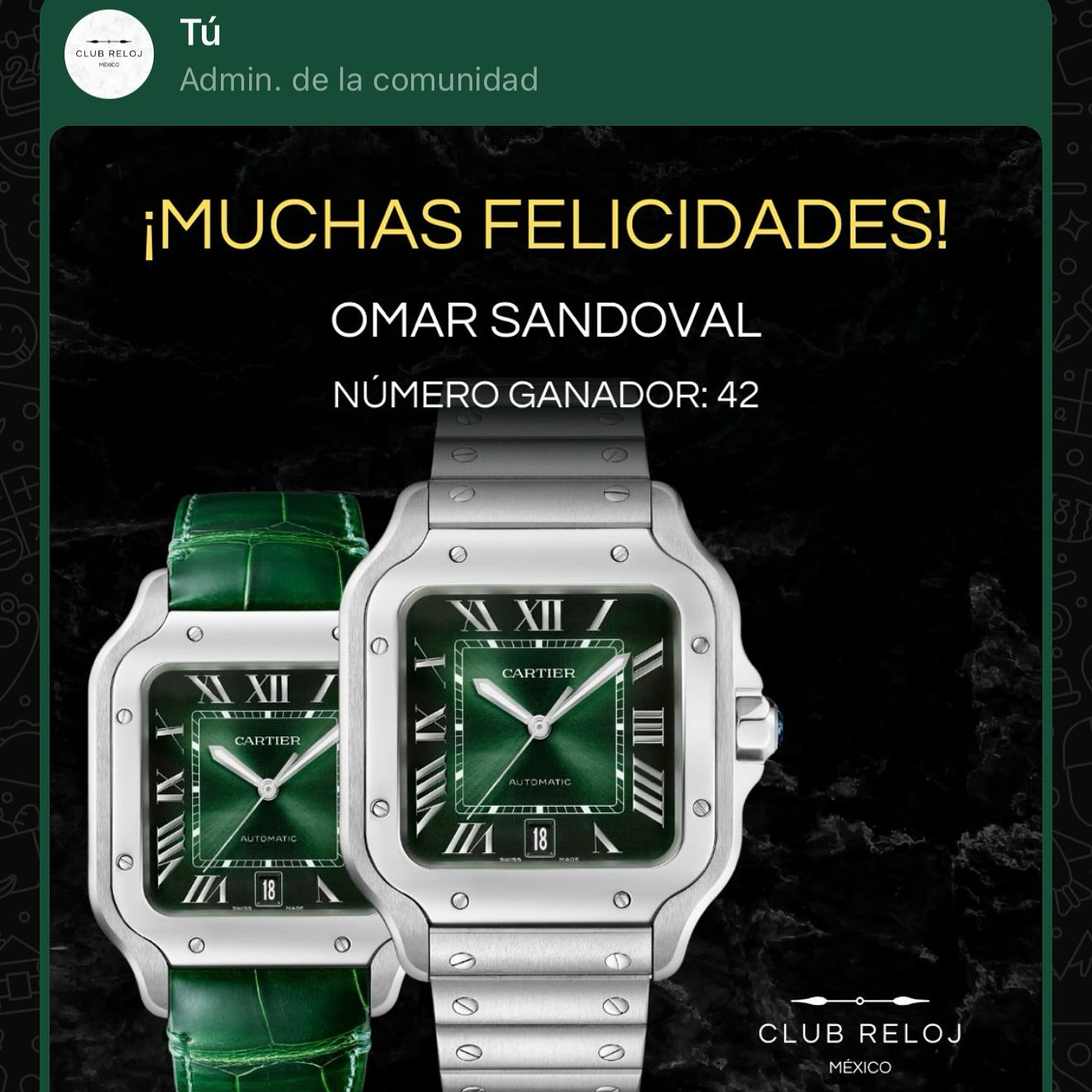 Omar Sandoval | Cartier Santos