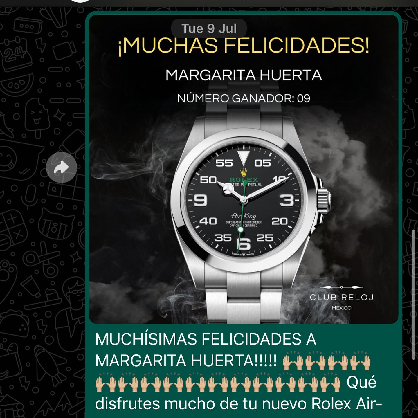 Margarita Huerta | Rolex Air-King