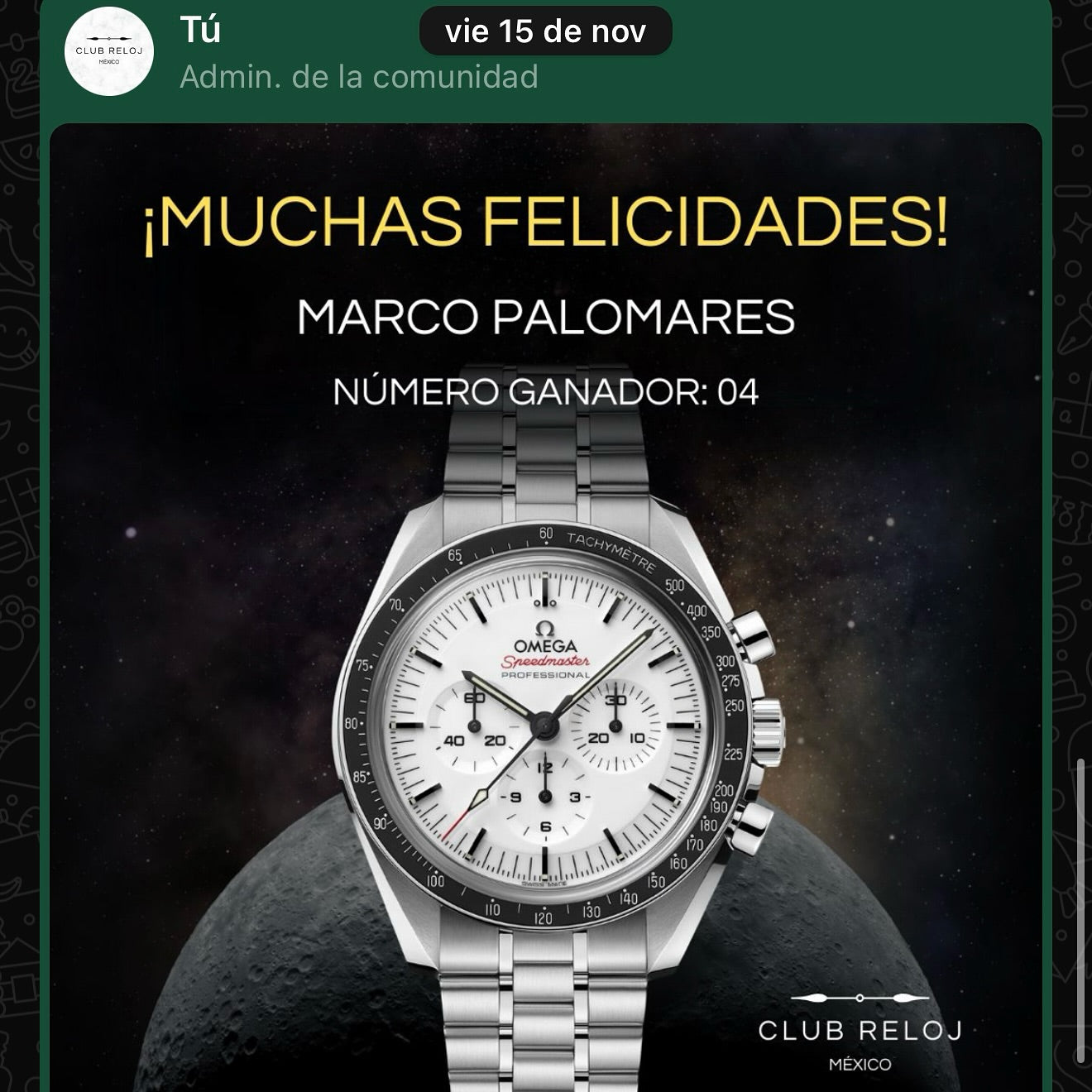 Marco Palomares | Omega Speedmaster