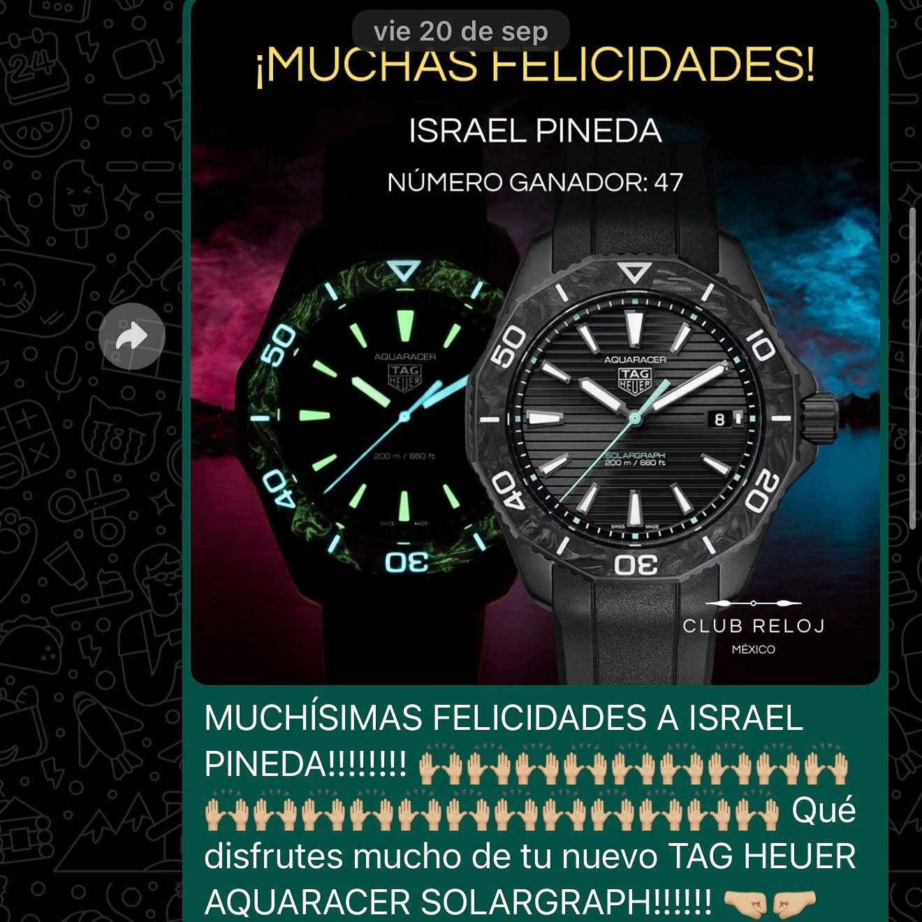 Israel Pineda | Tag Heuer Aquaracer