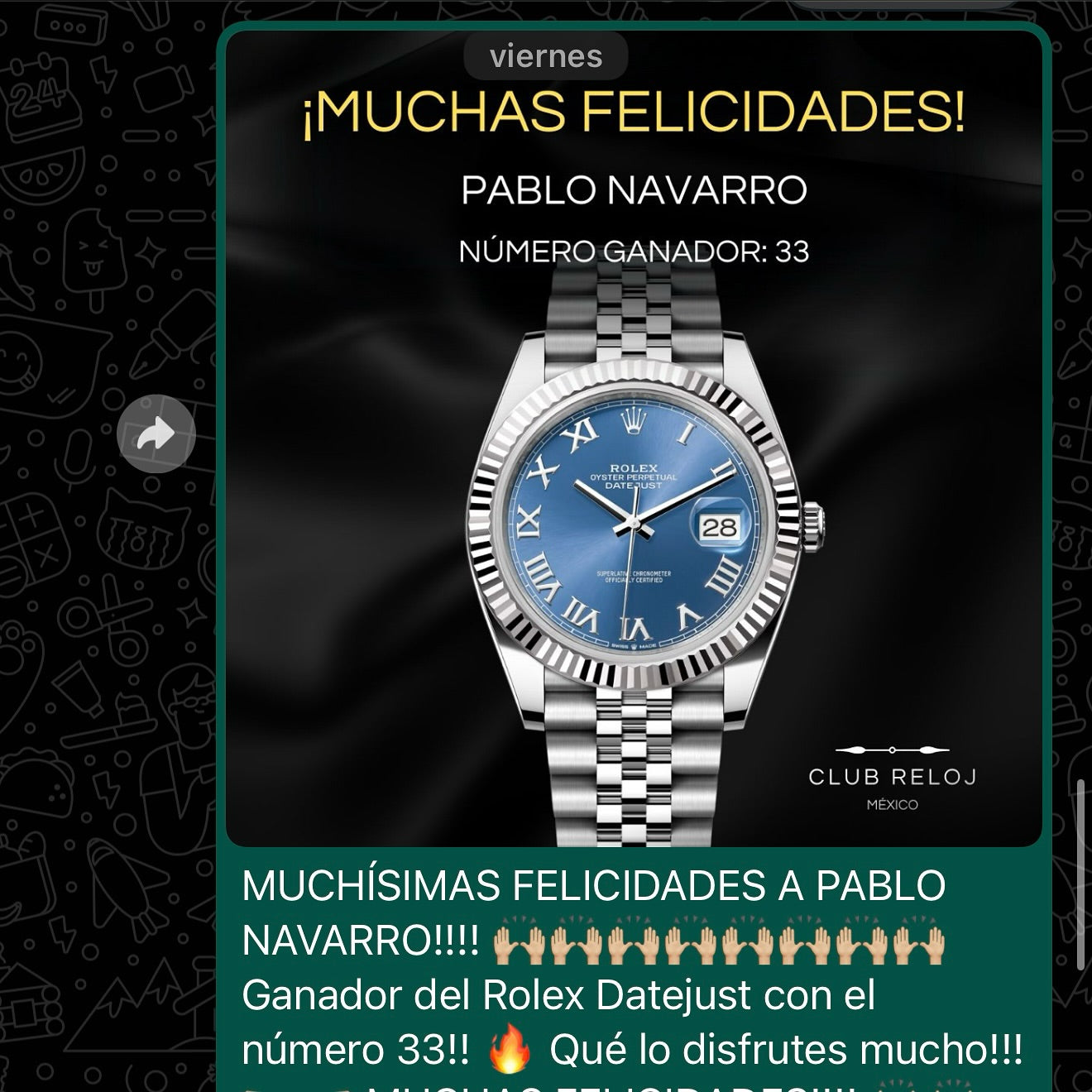 Pablo Navarro | Rolex Datejust