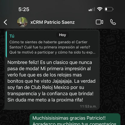 Patricio Saenz | Cartier Santos