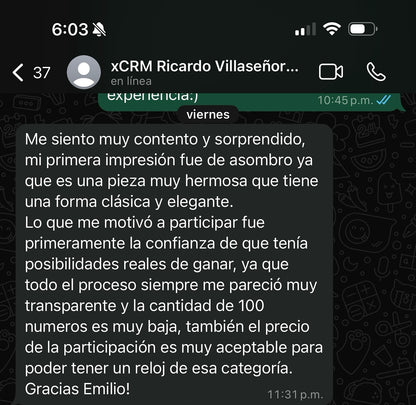Ricardo Villaseñor | Cartier Santos