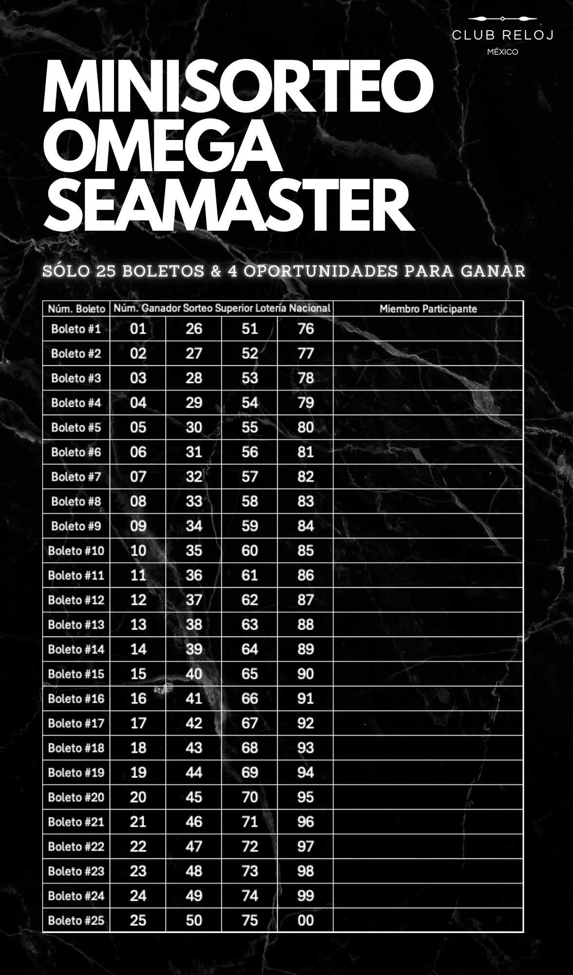 Mini Sorteo | Omega Seamaster