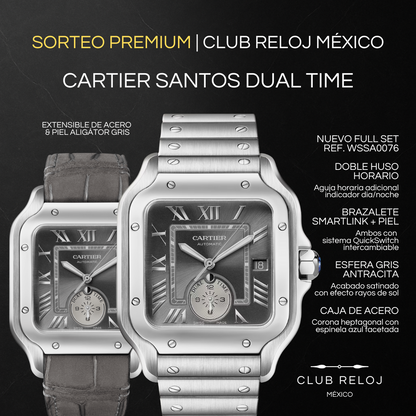 Germán Flores | Cartier Santos Dual Time