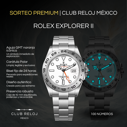 20 entradas para la edición 24 | Rolex Explorer II